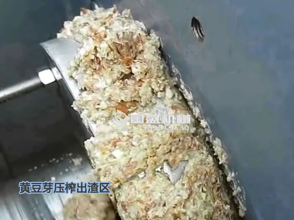 黃豆芽擠壓固液分離 黃豆芽擠壓固液分離